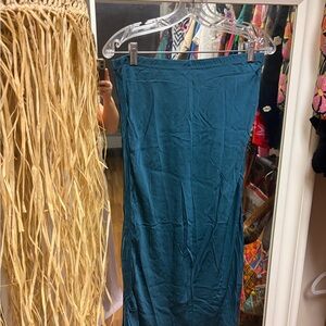 Michael Stars Deep Teal Maxi Skirt